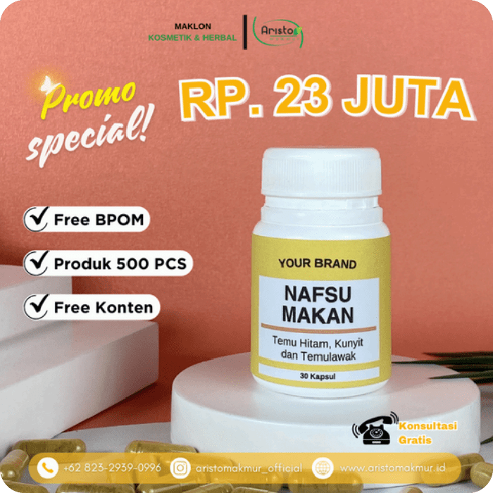 maklon kapsul nafsu makan